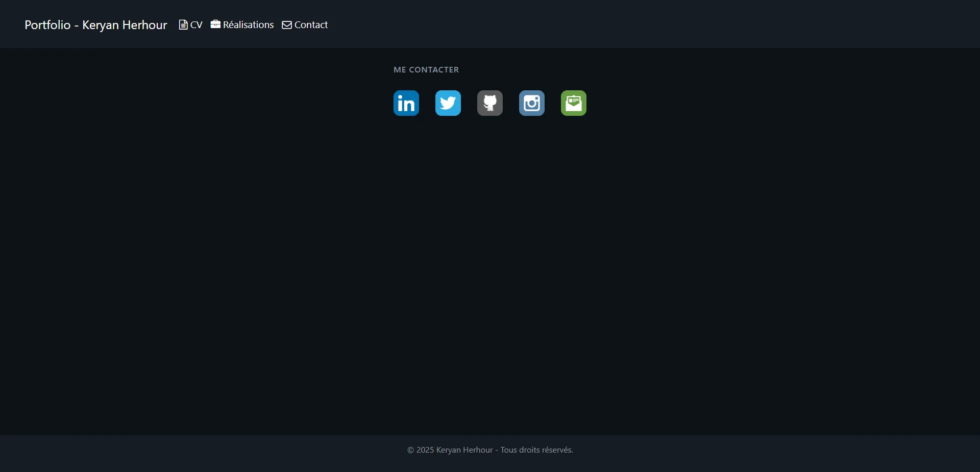 Ancien portfolio — contact